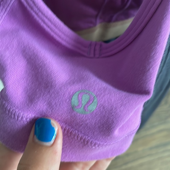 Purple lululemon connected bra and top - Picture 3 of 3
